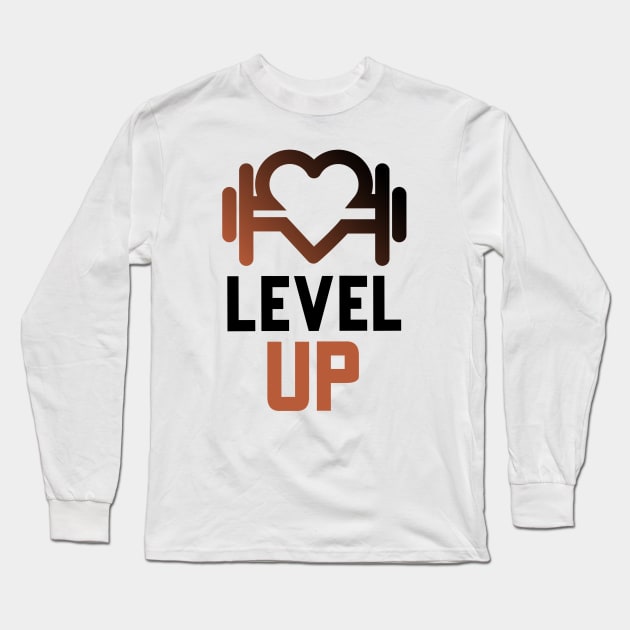 Level Up Long Sleeve T-Shirt by Jitesh Kundra